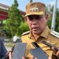 Wali Kota Bekasi Tri Adhianto saat memberikan keterangan kepada awak media.
