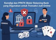 Komdigi dan PPATK blokir rekening bank yang digunakan untuk transaksi judi online. Foto: Ilustrasi.