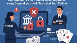Komdigi dan PPATK blokir rekening bank yang digunakan untuk transaksi judi online. Foto: Ilustrasi.