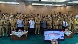 Pembinaan Peningkatan Kualitas Pengendalian Intern Pemkot Bekasi di Aula Nonon Sontanie, pada Selasa (05/08/2025). 