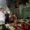 Wali Kota Bekasi, Tri Adhianto saat meninjau relokasi pedagang pasar Plaza Pondok Gede, Kamis (7/8/2025) malam.