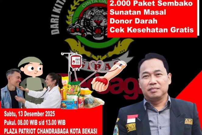 
					Bakti Sosial GIBAS Berbagi segera digelar pada Desember 2025 mendatang.