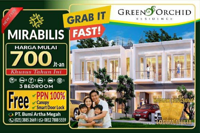 
					Hadir Di Bekasi Green Orchid Tawarkan Hunian Nyaman dan Modern Dengan Banyak Keunggulan