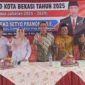 Anggota DPRD Kota Bekasi Fraksi Gerindra, Eko Setyo Pramono saat menyerap aspirasi warga di wilayah Pengasinan, Rawalumbu, Selasa (11/11/2025).