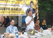 H. Ajo saat memberikan sambutan sebagai anggota dewan dalam reses di Medansatria.