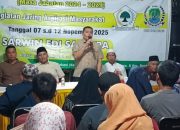 Anggota DPRD Kota Bekasi Sarwin Edi Saputra saat menggelar reses di Bantargebang.