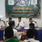 Sidang Pleno IV Konferensi Cabang (Konfercab) Ke-10 PCNU Kabupaten Bekasi di Pondok Pesantren Siraajul Ummah, Desa Karangrahayu, Kecamatan Karangbahagia, Sabtu (29/11/2025).