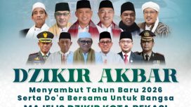 Agenda Dzikir Akbar akan digelar Pemerintah Kota Bekasi dalam menyambut tahun baru 2026.