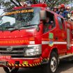 Unit mobil damkar Kabupaten Bekasi.