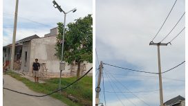 Tim PLN Babelan saat melakukan penanganan