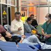 Wawali Harris Bobihoe jenguk para korban di RSUD CAM