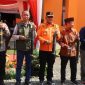 Unsur Forkopimda Kabupaten Bekasi memperingati Hari Kesiapsiagaan Bencana Nasional.