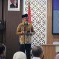 Wawali Harris Bobihoe saat memberikan sambutan