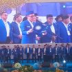 Jajaran pengurus DPD PAN Kota Bekasi saat pelantikan
