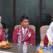 Siswa SWMAN 9 Kota Bekasi saat melakukan audiensi dengan Anggota DPRD Kota Bekasi.