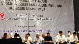 Acara doa bersama mengenang tragedi kecelakaan kereta Api di Bekasi Timur