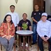 Politisi PSI Yenny Kristianti saat bersilaturahmi ke kediaman Presiden ke-7 Ri, Joko Widodo di Solo, Jawa Tengah.