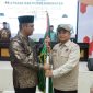 Plt. Bupati Bekasi, Asep Surya Atmaja melepas keberangkatan kloter 26 jamaah haji Kabupaten Bekasi di Gedung Wibawa Mukti, Komplek Pemkab Bekasi, Desa Sukamahi, Kecamatan Cikarang Pusat, Minggu (10/05/2026).