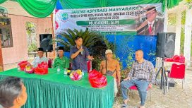 Mubakhi saat pemaparan Reses di pedurenan