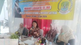 Murfati Lidianto saat pemaparan Reses