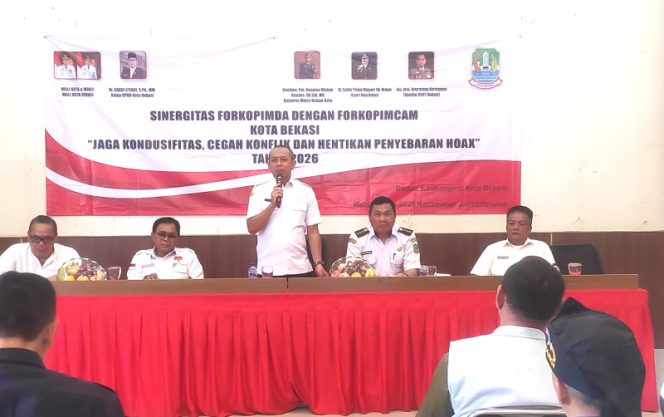 
					Cegah Hoaks dan Konflik, Pemkot Bekasi Perkuat Sinergi Hingga Tingkat Kecamatan