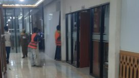 Kondisi ruangan gedung DPRD Kota Bekasi