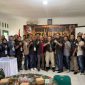 Foto bersama Rapat musyawarah kota (Muskot) Persatuan Menembak Seluruh Indonesia (Perbakin) Kota Bekasi.