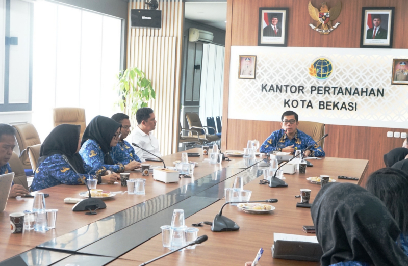Tindak Lanjuti Arahan Sekjen ATR/BPN, Kantah Kota Bekasi Tegaskan Zero Tolerance Pungli