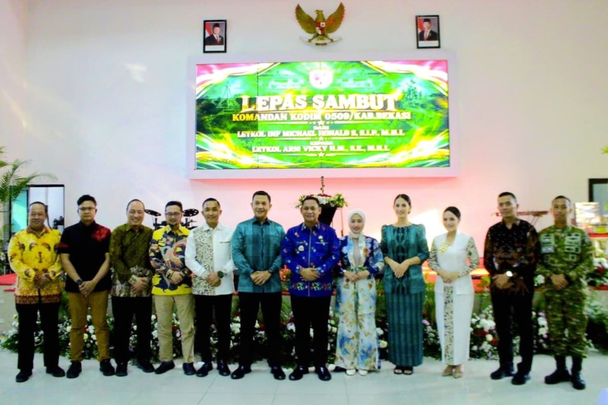 Lepas Sambut Dandim 0509/Kabupaten Bekasi.